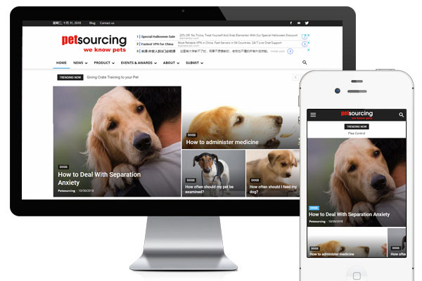 宠物网站petsourcing-新闻网站